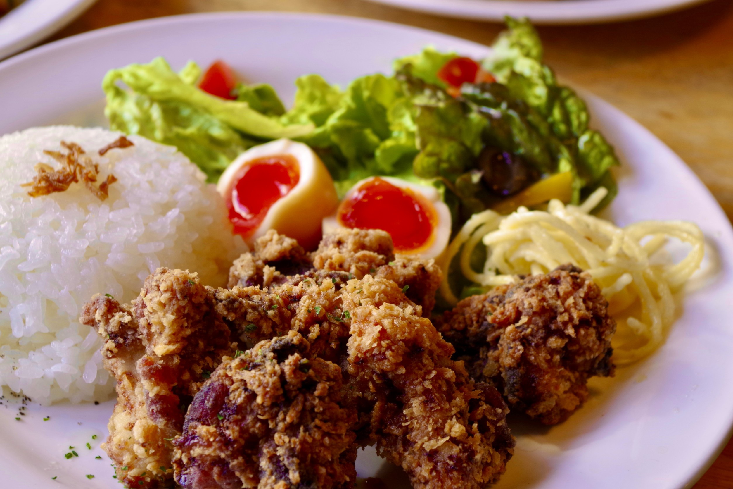 ピリ辛唐揚げランチ